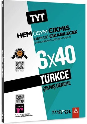 2023 TYT Türkçe 6×40 Çıkmış ve Çıkabilecek Sorular Deneme – PDF Kitap İndir Oku